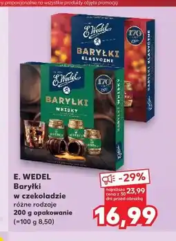 Kaufland Baryłki klasyczne w czekoladzie E. Wedel oferta