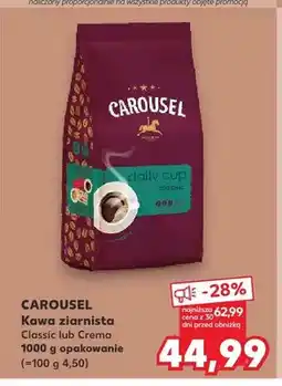 Kaufland Kawa ziarnista Carousel Classic oferta