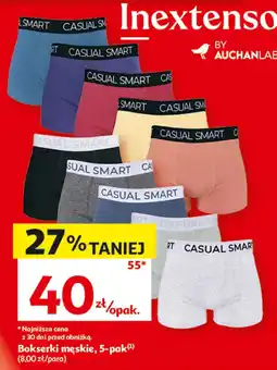 Auchan Bokserki męskie Inextenso oferta
