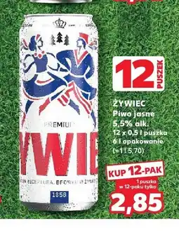 Kaufland Piwo Żywiec Jasne 12-pak oferta