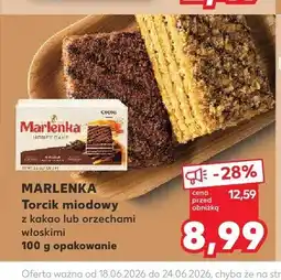 Kaufland Torcik miodowy z kakao Marlenka oferta
