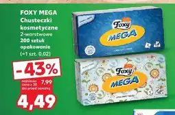 Kaufland Chusteczki kosmetyczne Foxy Mega 2-warstwowe oferta