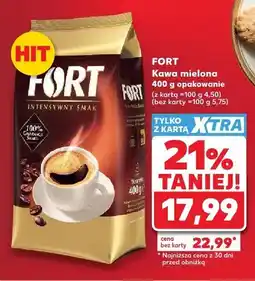 Kaufland Kawa mielona Fort oferta