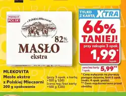 Kaufland Masło ekstra Mlekovita z Polskiej Mleczarni oferta