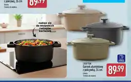 ALDI Garnek aluminiowy z pokrywą Crofton 24 cm oferta