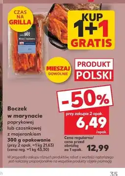 Kaufland Boczek w marynacie paprykowej Czas na Grilla oferta