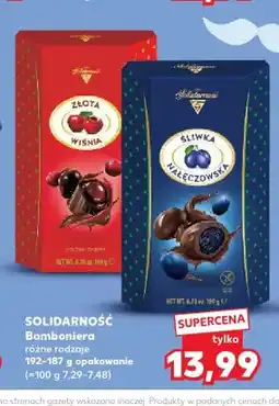 Kaufland Bomboniera Solidarność Śliwka Nałęczowska oferta