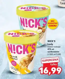 Kaufland Lody Sea Salt Caramel Nick's oferta