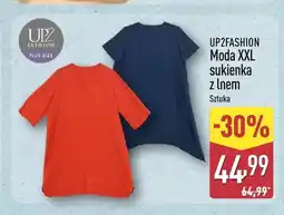 ALDI Sukienka z lnem UP2FASHION Moda XXL oferta