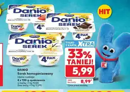 Kaufland Serek homogenizowany Danio o smaku waniliowym oferta