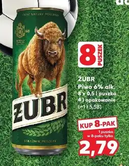 Kaufland Piwo Żubr 8-pak oferta