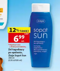 Auchan Żel po opalaniu Ziaja oferta