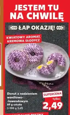 Kaufland Donut z nadzieniem waniliowo-lawendowym oferta