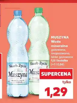 Kaufland Woda mineralna Muszyna gazowana oferta