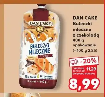 Kaufland Bułeczki mleczne z czekoladą Dan Cake oferta