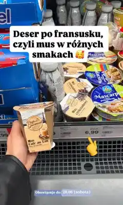 ALDI Mus Cafe au Lait Pays Gourmand oferta