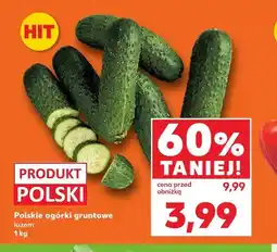 Kaufland Ogórki gruntowe polskie oferta