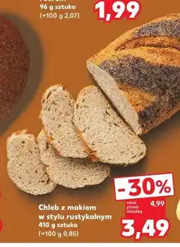 Kaufland Chleb z makiem w stylu rustykalnym oferta