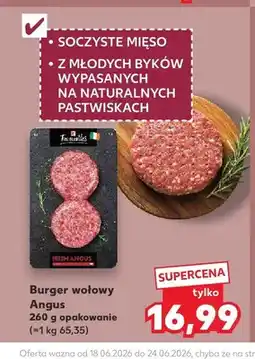 Kaufland Burger wołowy Angus Tavernies oferta