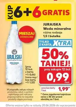 Kaufland Woda mineralna Jurajska oferta