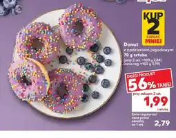 Kaufland Donut z nadzieniem jagodowym oferta