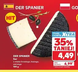 Kaufland Ser z mleka krowiego, koziego, owczego Der Spanier oferta