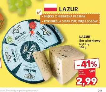 Kaufland Ser pleśniowy błękitny Lazur oferta