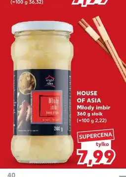 Kaufland Młody imbir House of Asia oferta