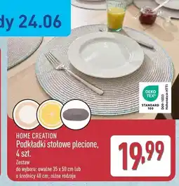 ALDI Podkładki stołowe plecione HOME CREATION 4-pak oferta