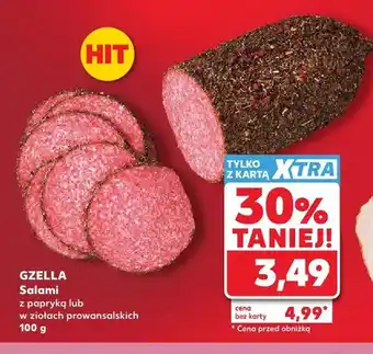 Kaufland Salami z papryką Gzella oferta