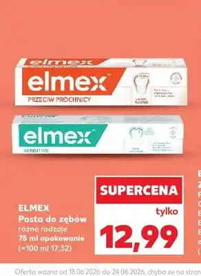 Kaufland Pasta do zębów Elmex Przeciw Próchnicy oferta