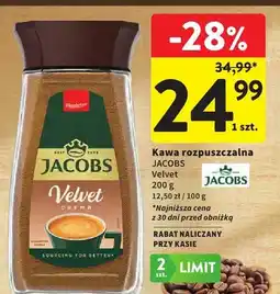 Intermarche Kawa rozpuszczalna Jacobs Velvet oferta