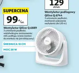 Auchan Wentylator biurkowy Qilive oferta