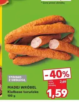 Kaufland Kiełbasa toruńska Madej Wróbel oferta