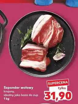 Kaufland Szponder wołowy krojony oferta