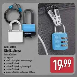 ALDI Kłódka do użytku zewnętrznego WORKZONE oferta