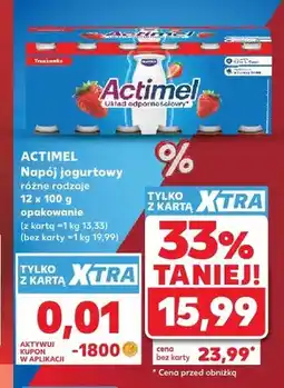 Kaufland Napój jogurtowy Actimel oferta