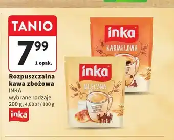 Rozpuszczalna kawa zbożowa Inka Karmelowa