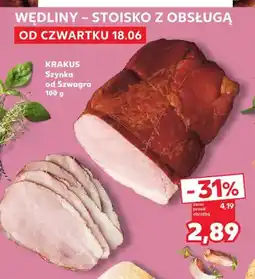 Kaufland Szynka od Szwagra Krakus oferta