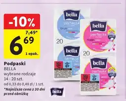Intermarche Podpaski Bella Perfecta Ultra Blue 14-20 szt oferta