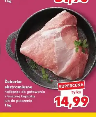 Kaufland Żeberka ekstramięsne oferta