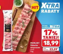 Kaufland Żeberka wieprzowe paski Morliny oferta