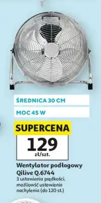 Auchan Wentylator podłogowy Qilive oferta