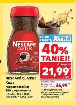 Kaufland Kawa rozpuszczalna Nescafé Classic oferta