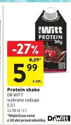 Intermarche Protein shake Dr Witt oferta