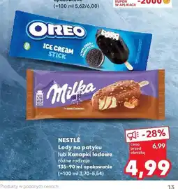 Kaufland Lody na patyku Oreo oferta