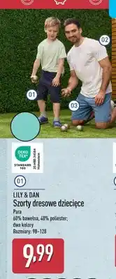 ALDI Szorty dresowe dziecięce Lily & Dan oferta