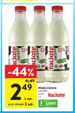 Intermarche Mleko świeże Łaciate 3,2% oferta