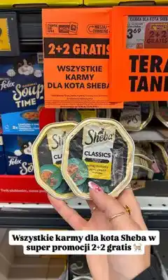 Biedronka Karma dla kota Sheba Classics koktajl drobiowy oferta