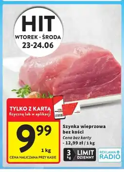 Intermarche Szynka wieprzowa bez kości oferta